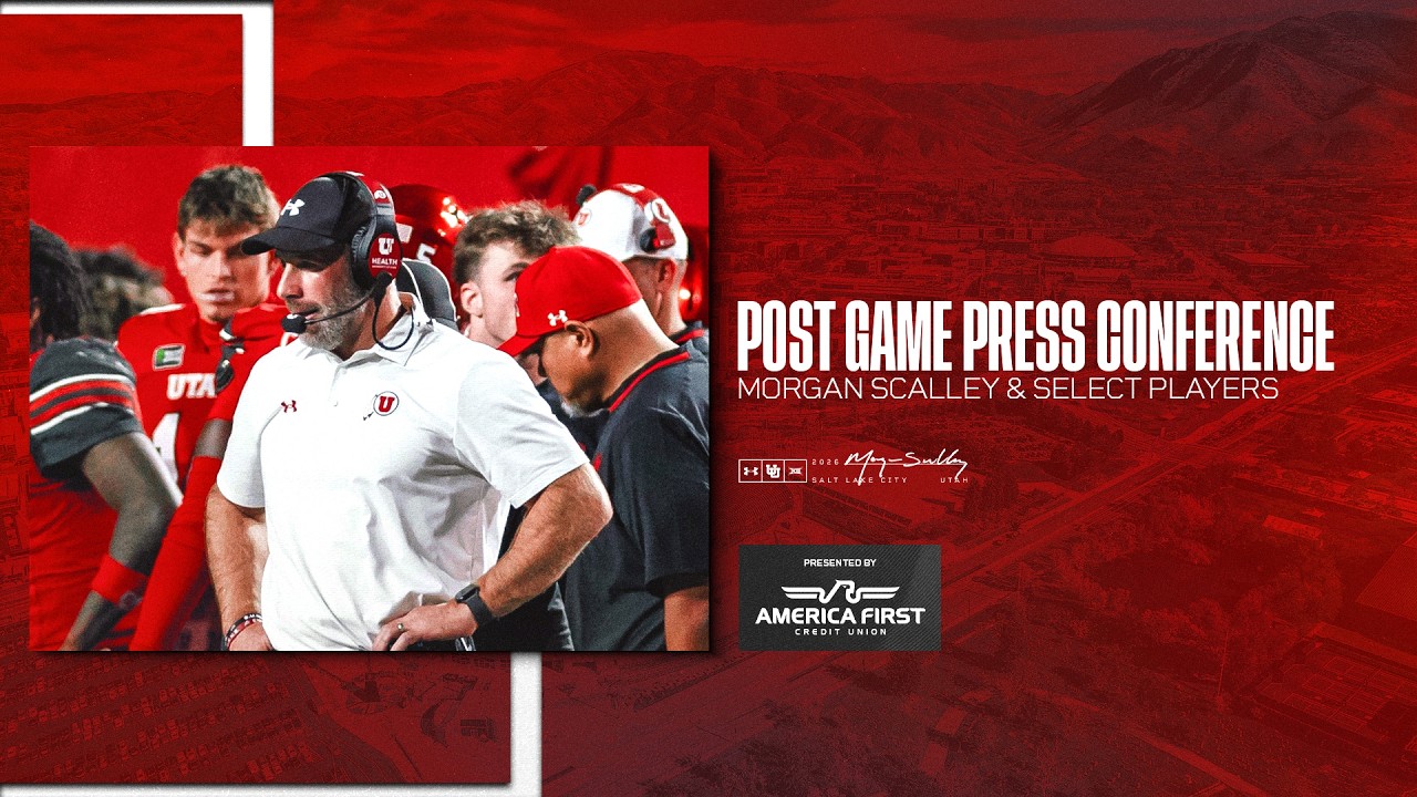 Utah Football Post Game Press Conference vs Utah State