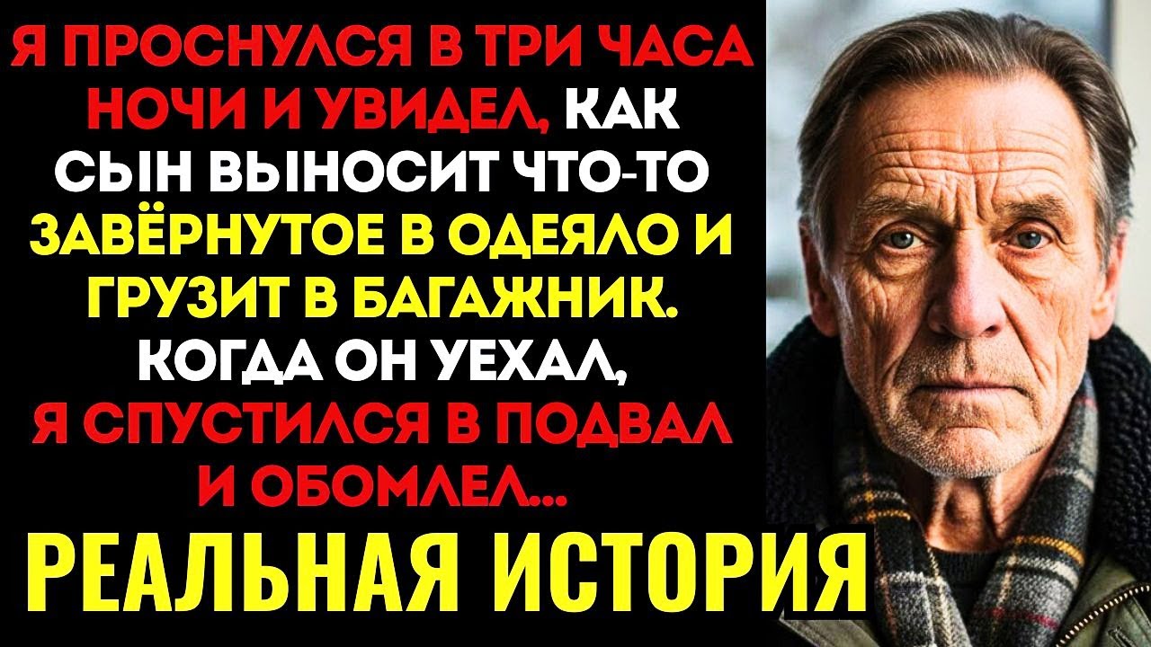 Я ПРОСНУЛСЯ в три часа ночи и увидел, как мой сын ВЫНОСИТ ИЗ ДОМА что-то завёрнутое в одеяло