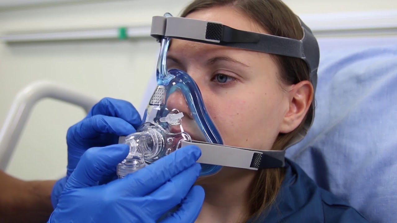 Anlegen der Intersurgical VariFit NIV-Maske