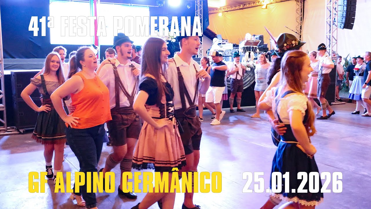 41ª FESTA POMERANA - Grupo Folclórico Alpino Germânico - 25 01 2026