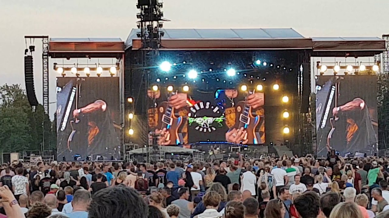 Sweet child o' mine Guns n' Roses Goffertpark Nijmegen 4 juli 2018