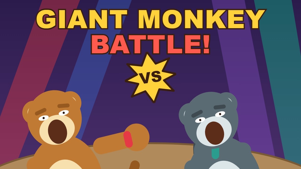 Giant Monkey Battle Dance-Off! 🐵 Epic Jungle King Showdown for KidsAlternates