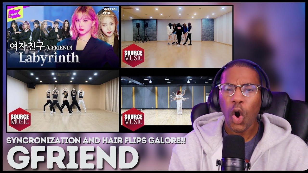 GFRIEND | 'Labyrinth' Performance + 'Rough', 'Apple', 'MAGO'(Eye Mask Ver.) Dance Practice REACTION