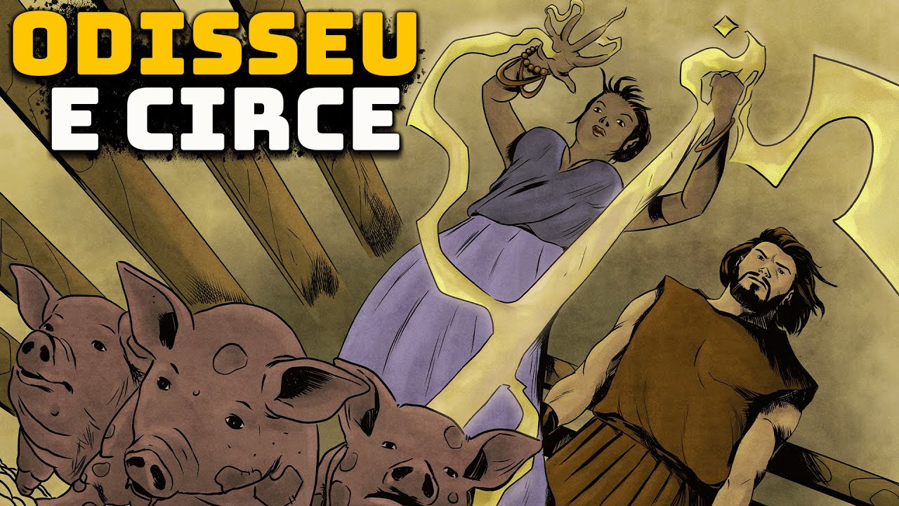 Odisseu na Ilha da Feiticeira Circe - A Odisseia - Episódio 7 - Foca na História