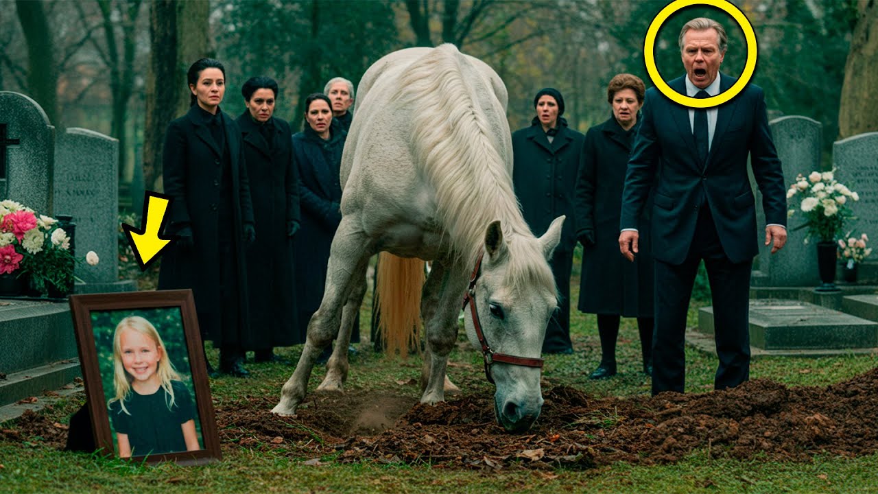 CAVALO INVADE ENTERRO da FILHA do HOMEM RICO e COMEÇA A ESCAVAR O TUMULO, O QUE ELE ENCONTRA…