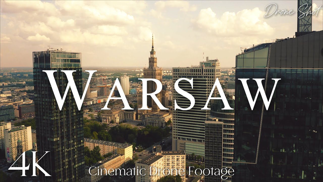 Warsaw 4K - Poland 🇵🇱 [Cinematic Drone Footage]