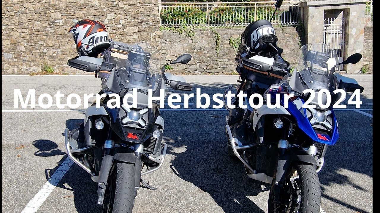 Mit zwei neuen BMW 1300 GS Motorrad Tour Tessin 2024