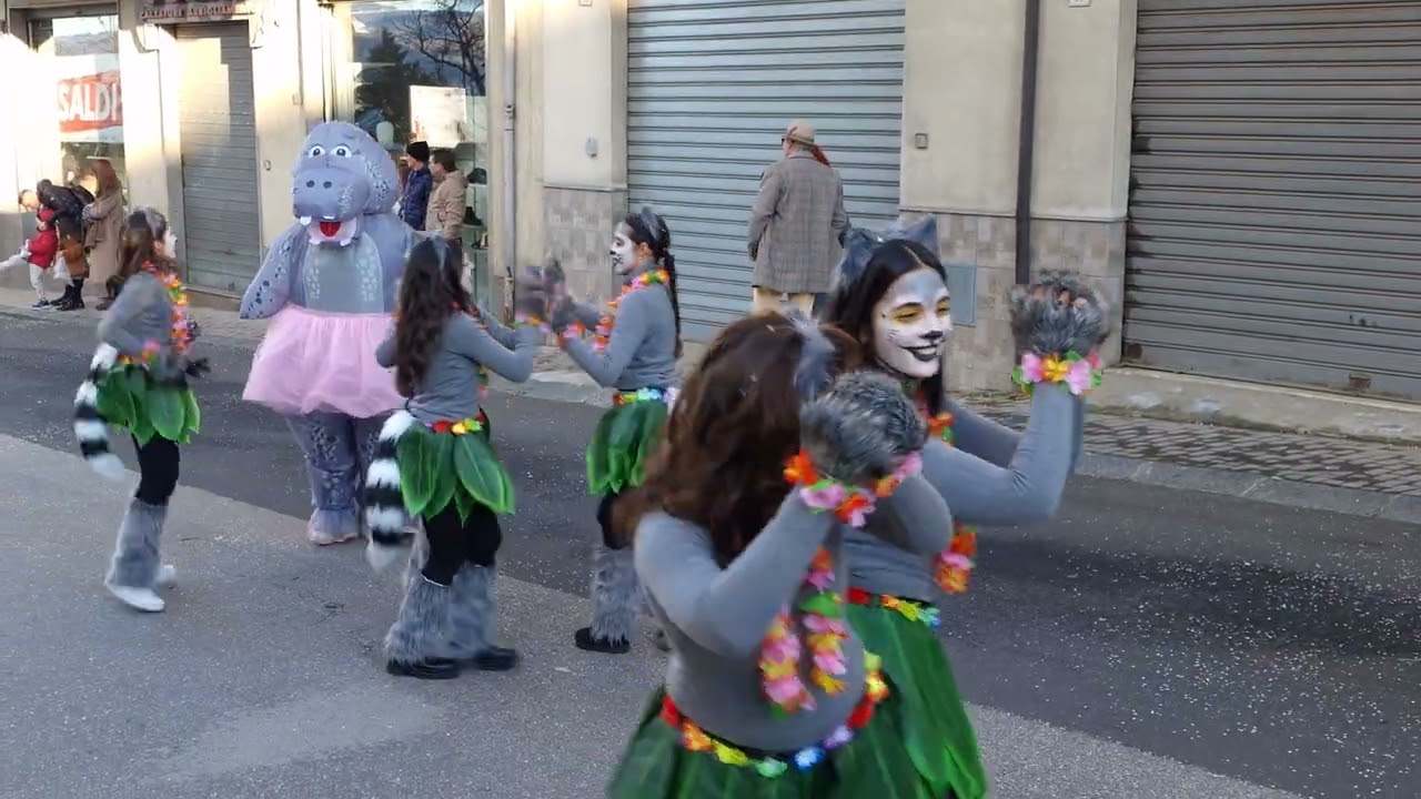 Carnevale troinese 2026, sfilata dei carri.