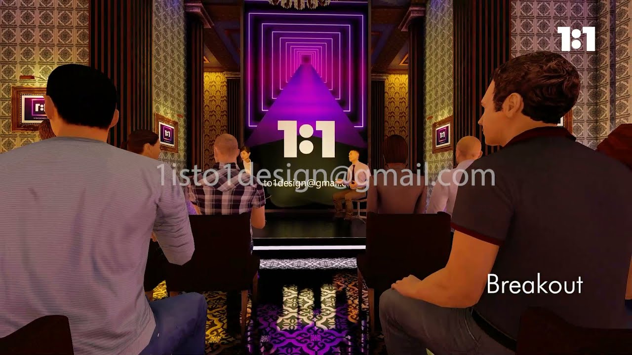 Fully Customizable Virtual Event Venue with Exhibition [Customize Branding]