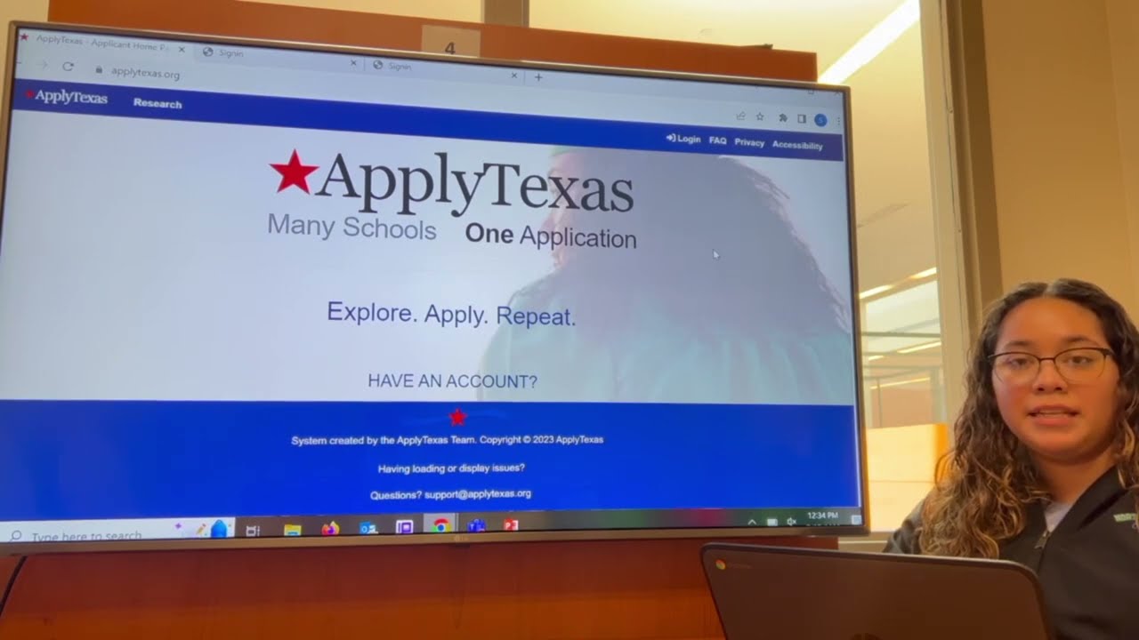 Submitting your ApplyTexas application