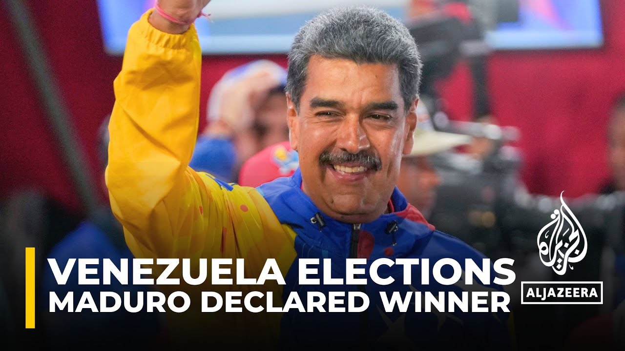Venezuela’s Maduro wins third term: Opposition claims irregularities in poll