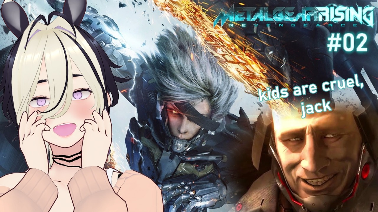 【Metal Gear Rising: Revengeance #02】i think its time for baku to let 'er--DEAH ON!!!