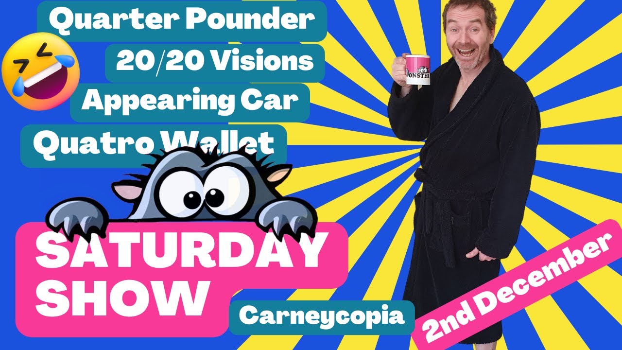The Saturday Show December 2nd - www.MonsterMagic.co.uk