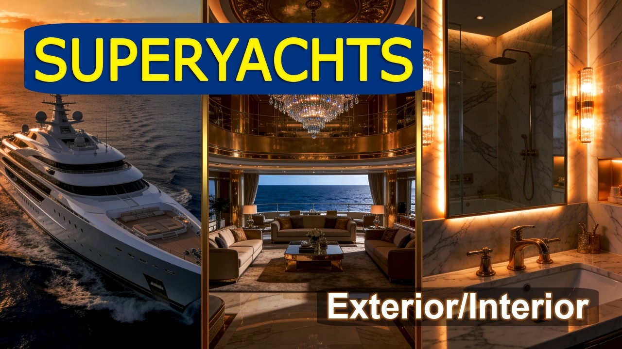 The world's most luxurious superyachts: exceptional interiors, design and features