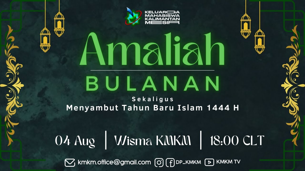 LIVE - Amaliah Bulanan sekaligus Peringatan Tahun Baru Islam 1444 H