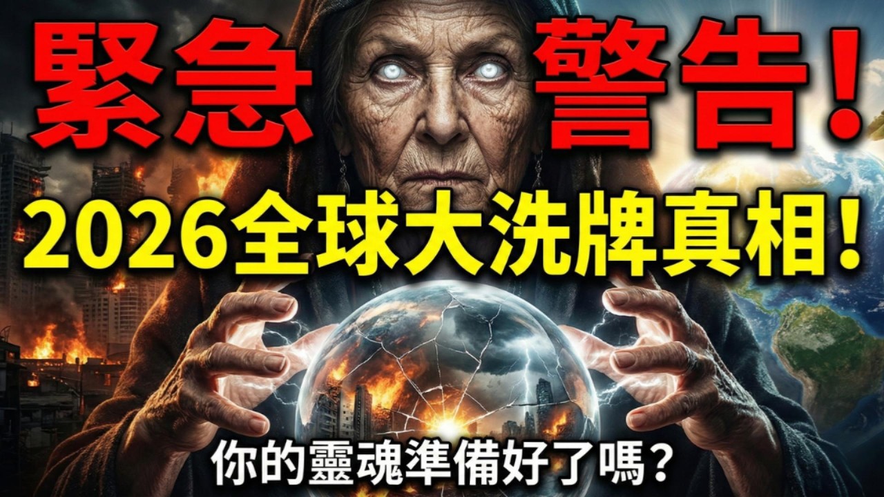 美國頂級靈媒洩露天機：2026不是末日，而是人類大洗牌！地球即將分裂成兩列火車，財富與災難早有定數？記住，看懂這個真相，你就能改變命運！意識覺醒