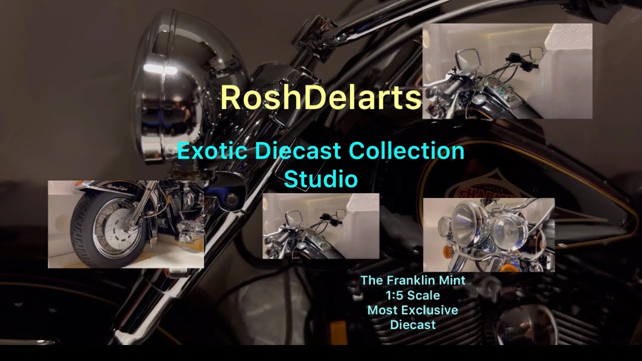 1:5 Scale Harley Davidson Heritage Softail Classic By The Franklin Mint