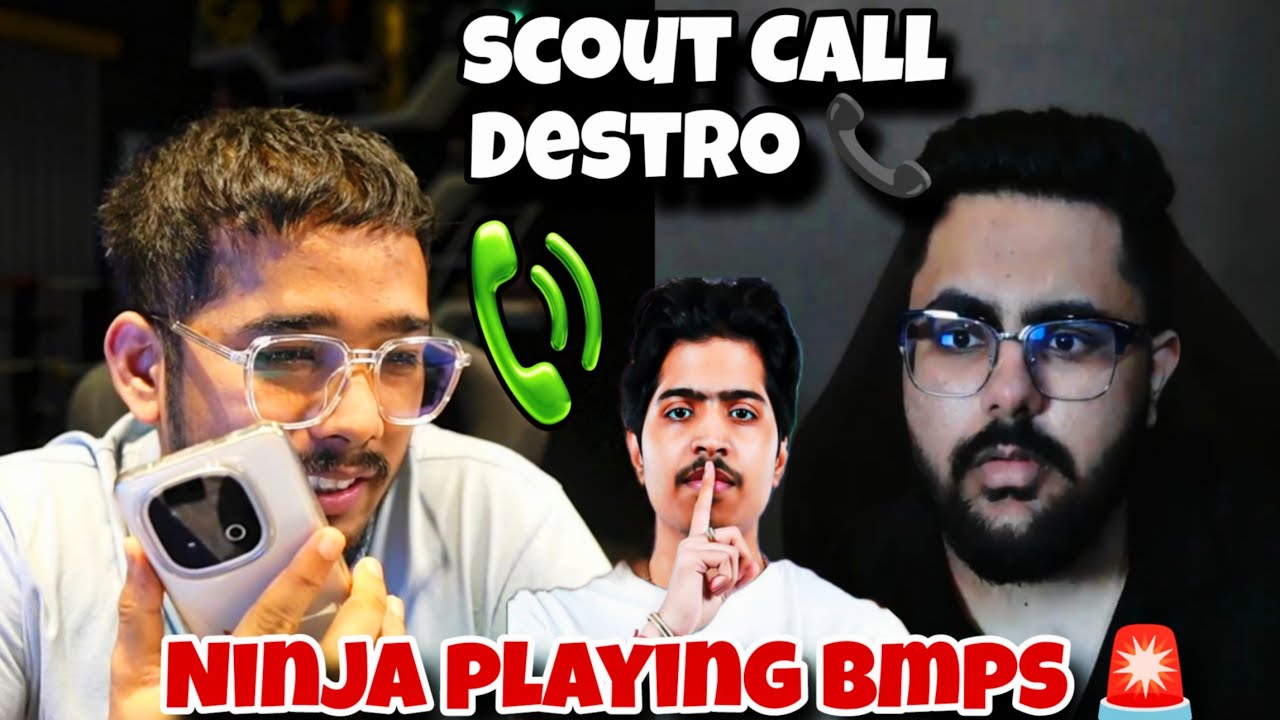 Scout Live Call Destro 📞 Ninja Playing BMPS 🚨 Scout Agree With ClutchGod