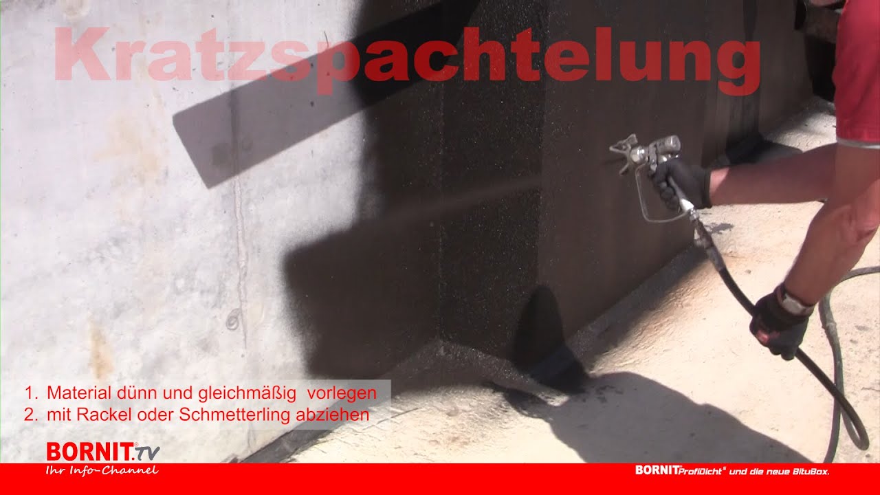 BORNIT®-ProfiDicht 1K S verarbeitet aus der neuen Großverpackung BORNIT®-BituBox