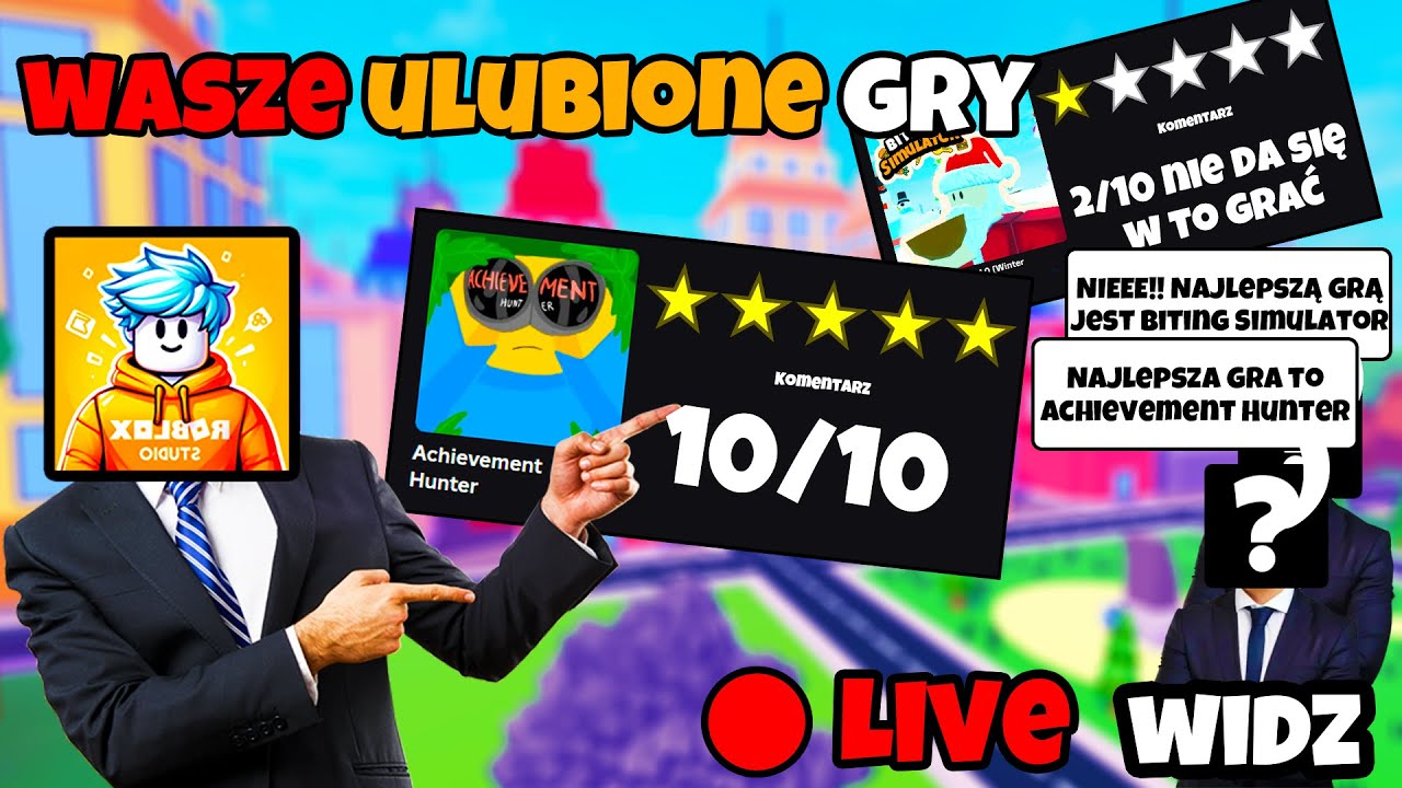 🔴Testujemy gierki widz&oacute;w🔴LIVE!