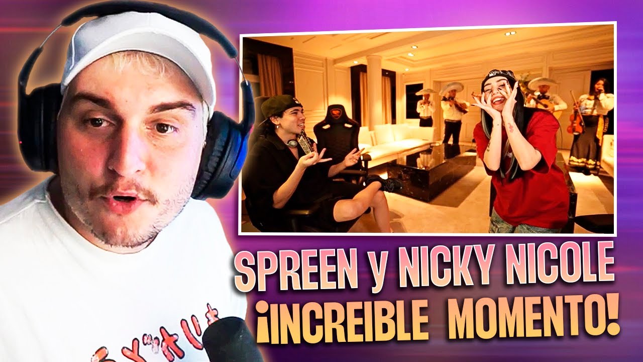 REACCIÓN A MEJORES MOMENTOS DE SPREEN y NICKY NICOLE 🤩 NICKY NO SE ESPERABA EL REGALO DE SPREEN