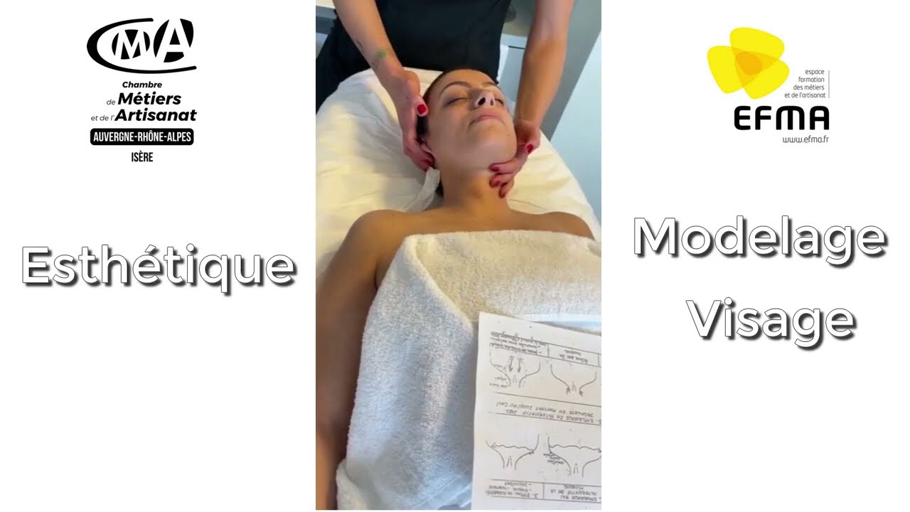 Modelage du visage   Partie 1 – Les effleurages – CAP Esthétique Cosmétique  Parfumerie