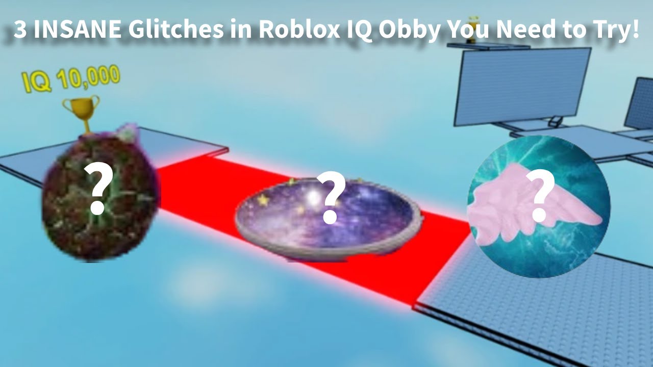 3 INSANE Glitches in Roblox IQ Obby You Need to Try!