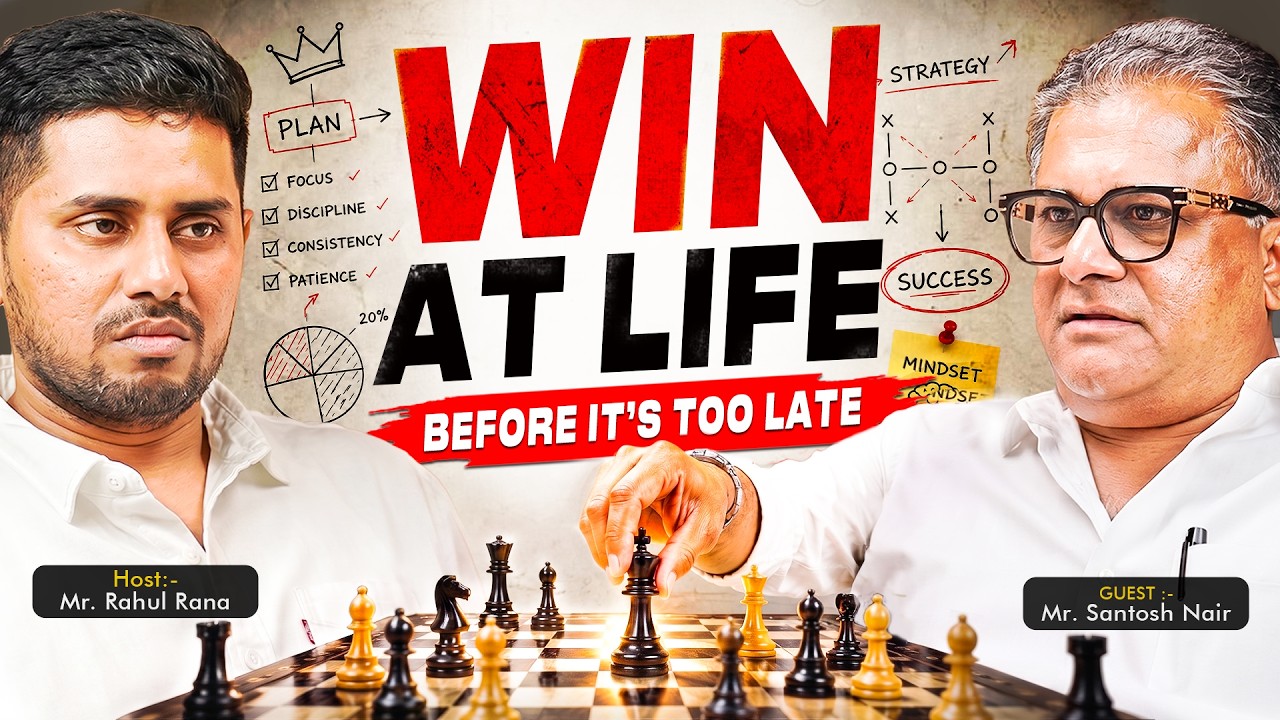 Wisdom Wins Where Intelligence Fails : Sales Guru Santosh Nair Podcast || with RahulMindset