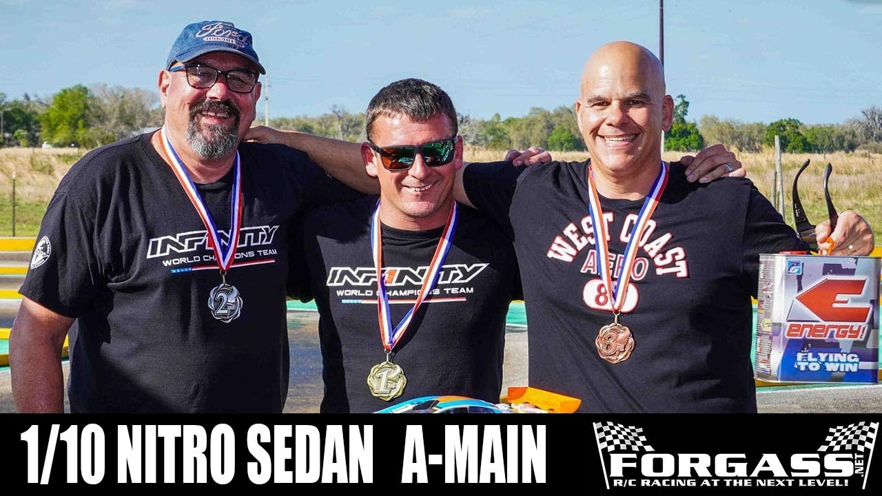 1/10 NITRO SEDAN | A -MAIN | FORGASS | NUGGETS RANCH RC RACEWAY