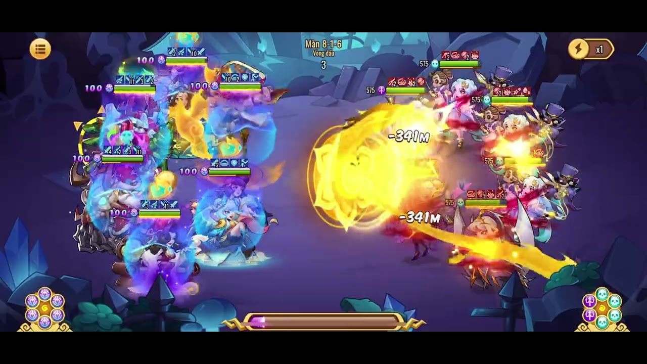 Chiến dịch hư vô màn 8-1-6 || idle heroes