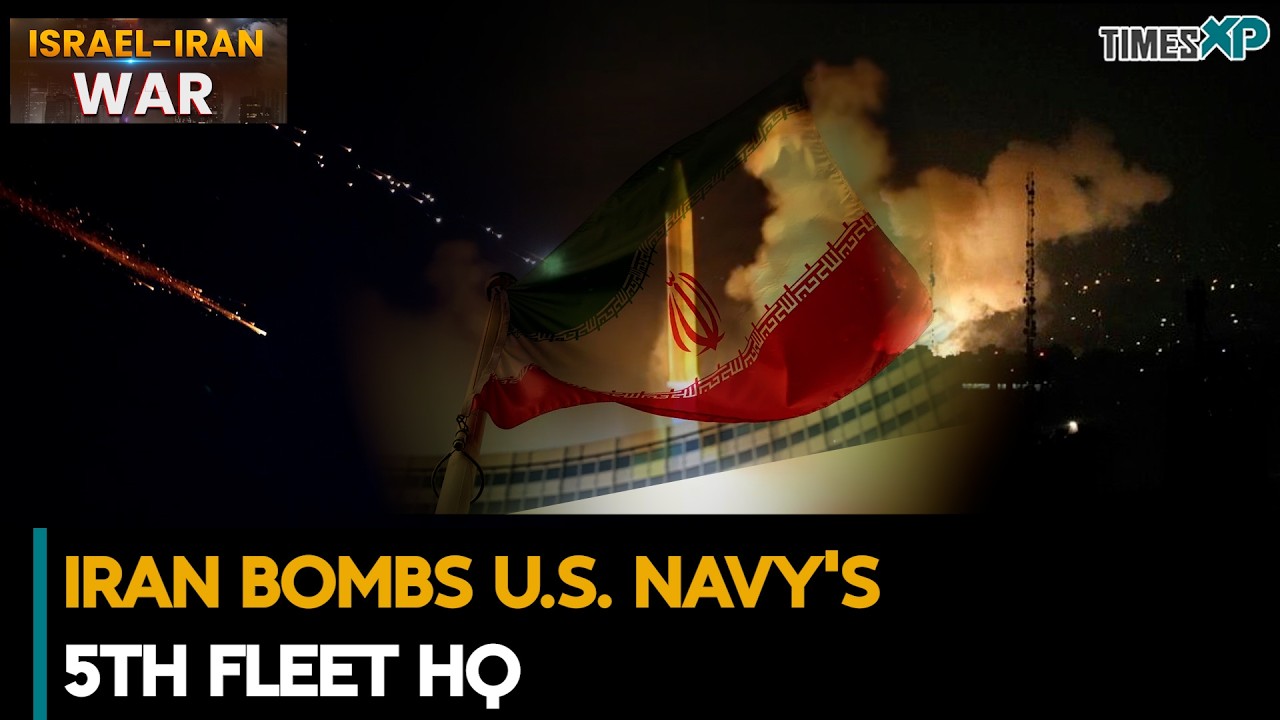 Iran BOMBS U.S. Navy's 5th Fleet HQ In Bahrain| Iran-Israel-U.S. War
