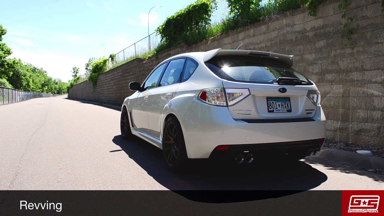 GrimmSpeed Catback Exhaust System - 11-14 WRX , 08-14 STI Hatch - Sound Analysis