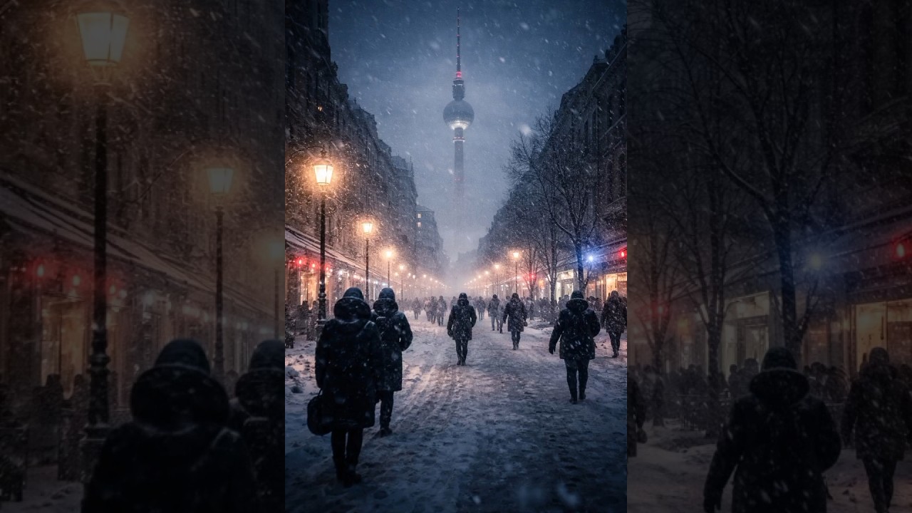 &ldquo;Snowstorm in Berlin &mdash; The City That Never Sleeps, Even in the Cold ❄️🇩🇪&rdquo;