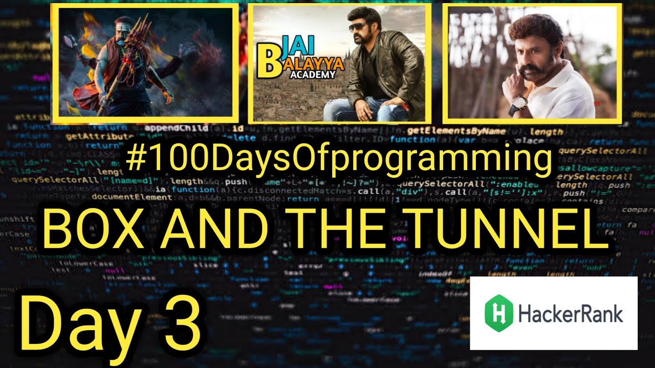 #100daysofprogramming : Day 3 : JBA