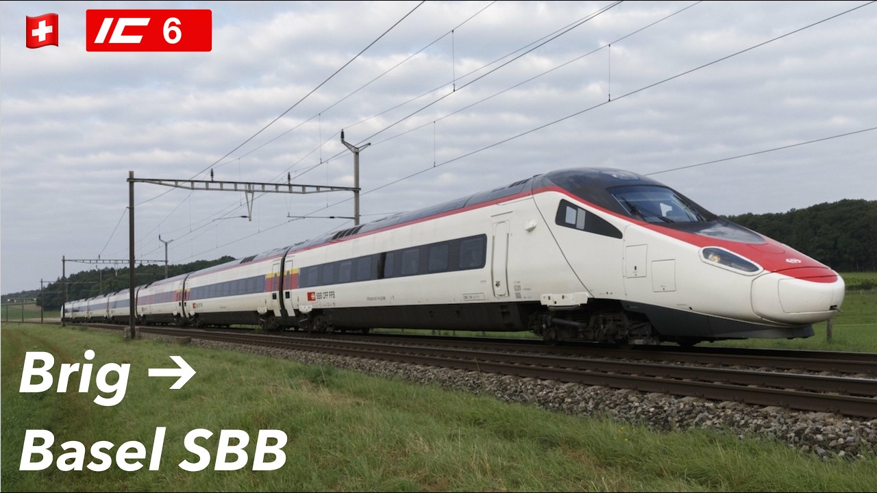 🇨🇭 The SBB Astoro — Through the Lötschberg with the Swiss Pendolino | Brig to Basel