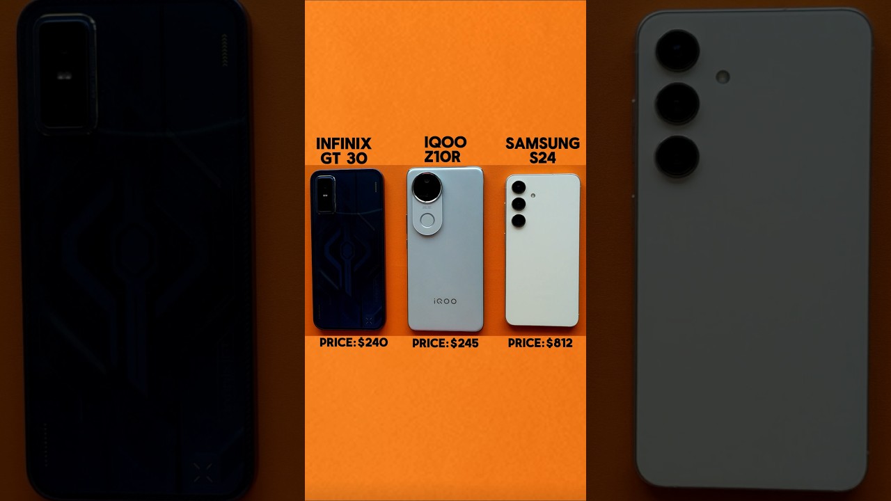 SAMSUNG S24 vs iQOO Z10R vs Infinix GT 30 &ndash; Ultimate Speed Test Battle!⚡