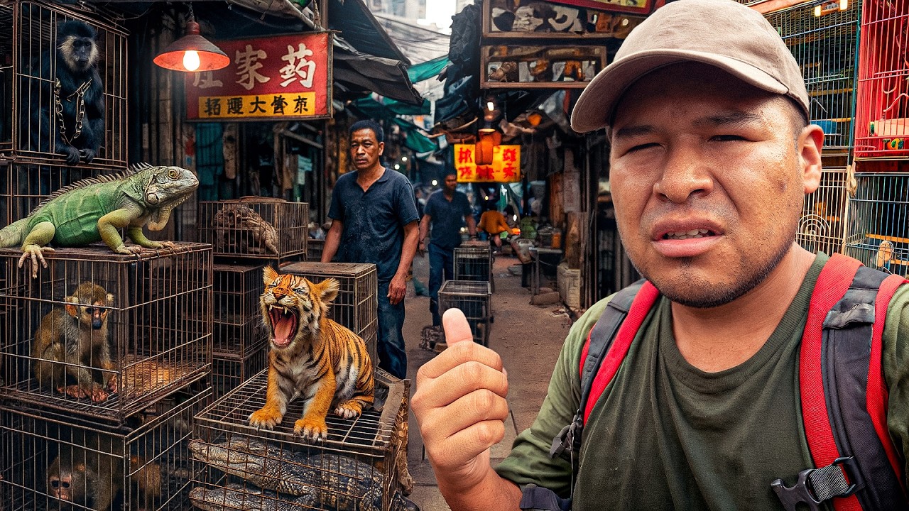 Visité el MERCADO de ANIMALES EXOTICOS MAS SALVAJE DEL MUNDO