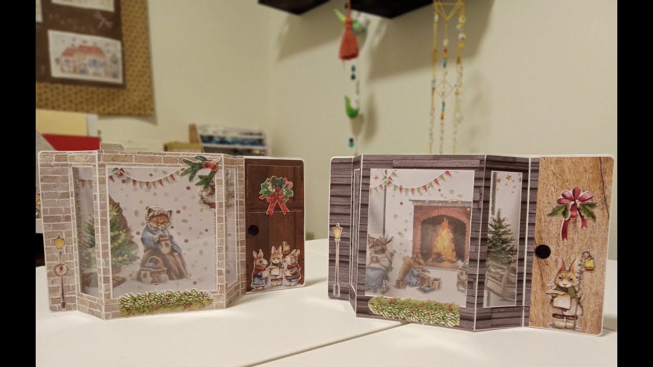 Carte de Noël 3D 2025 | Partie A | Scrapbooking