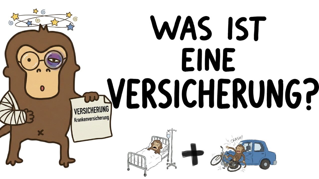 Was ist eine Versicherung?  | Ein Affe erklärt es