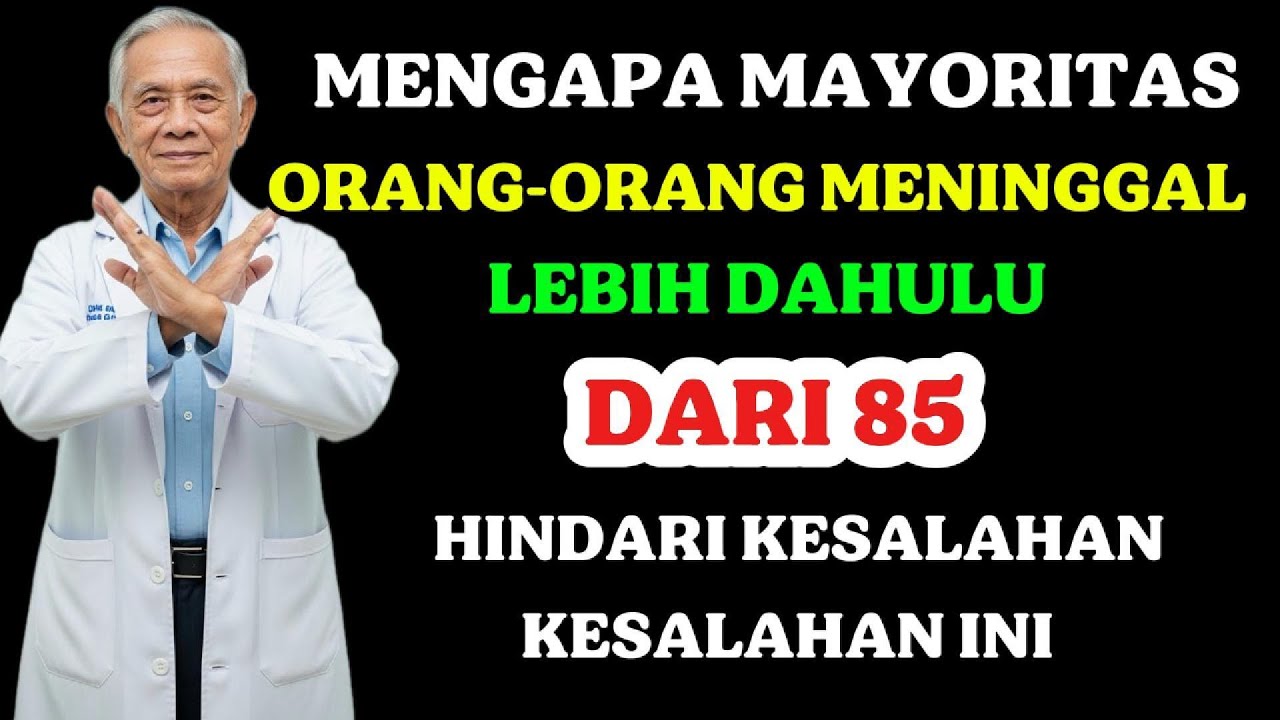 Mengapa Orang Meninggal Sebelum 85 Tahun? 5 Kebiasaan Berbahaya Usia 60+