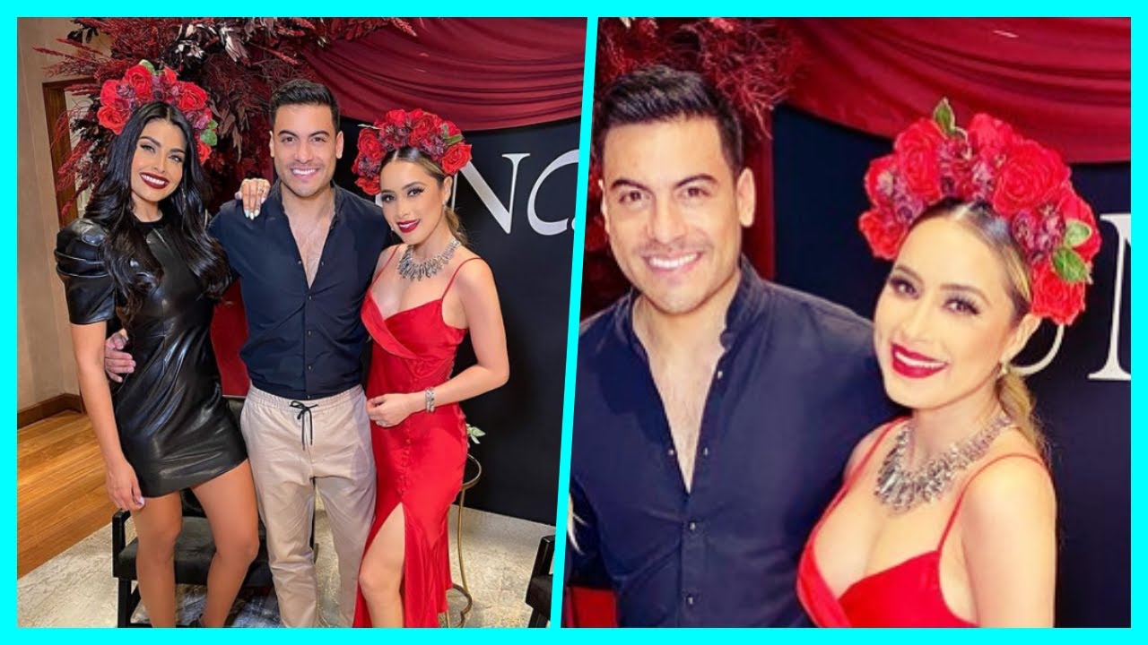 CYNTHIA RODRIGUEZ y CARLOS RIVERA en la presentación de su nueva colección de joyas Unode50