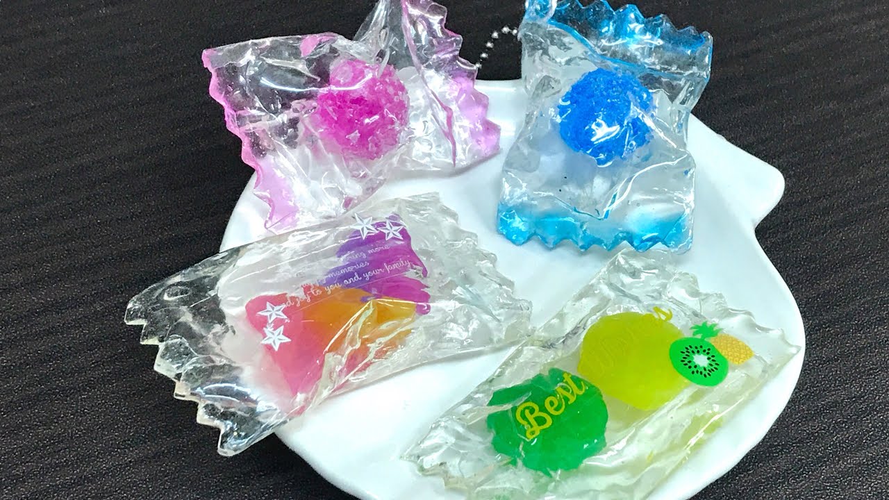 【UVレジン 100均】キャンディ②ギザギザ袋入りキャンディ作ってみました！ Candy UVResin Part 2