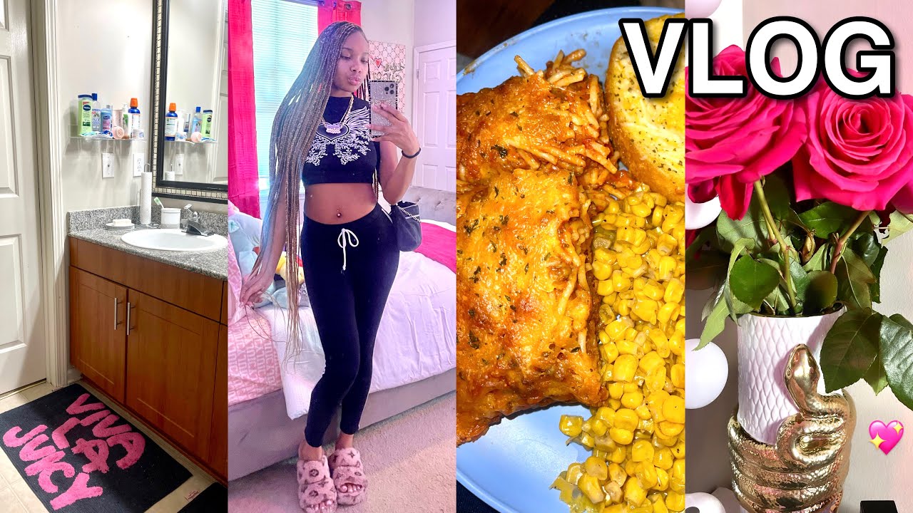 WEEK IN MY LIFE VLOG | Redecorating My Bathroom, Cooking, Cleaning, Baking Cake, Shopping & More!