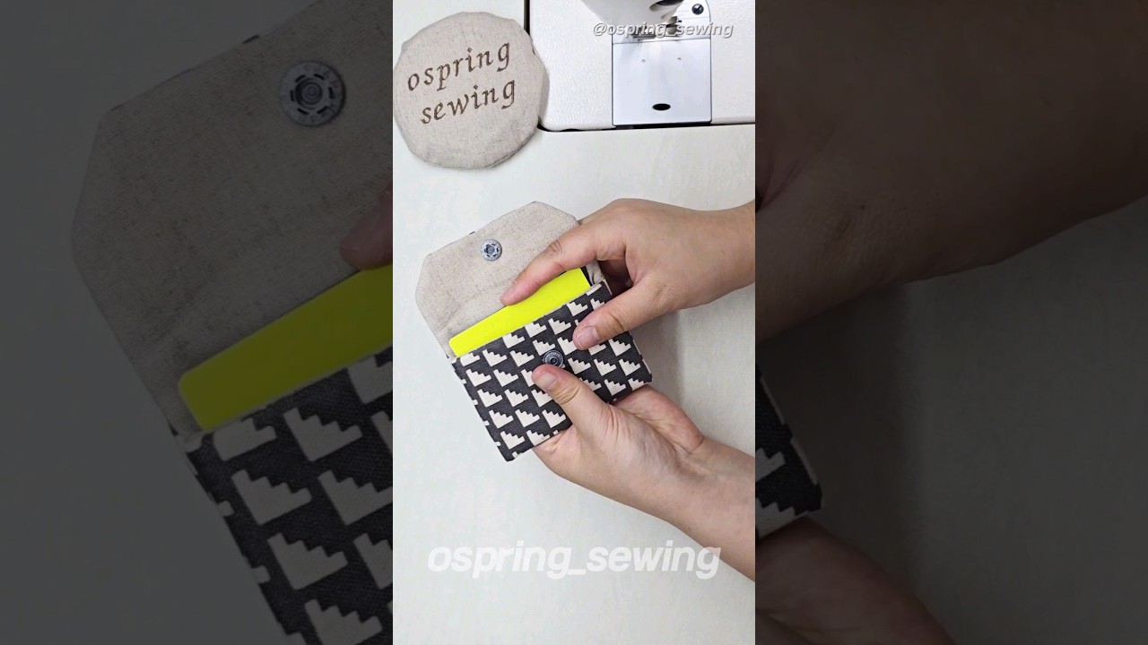 10minutes! DIY Card Wallet 💖