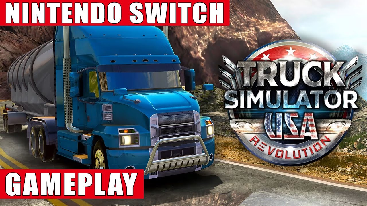 Truck Simulator USA Revolution Nintendo Switch Gameplay