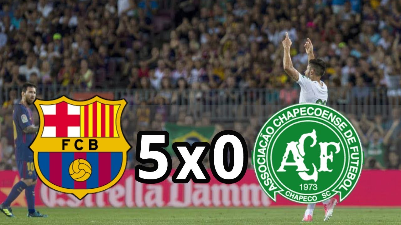 Melhores momentos Barcelona 5 x 0 Chapecoense pelo Troféu Joan Gamper