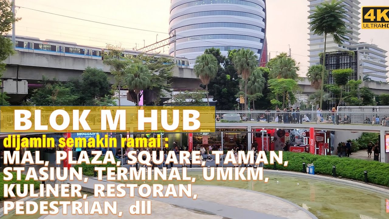 BLOK M HUB‼️new Blok M will be a new icon in South Jakarta Selatan⁉️ #walkingaround #blokm