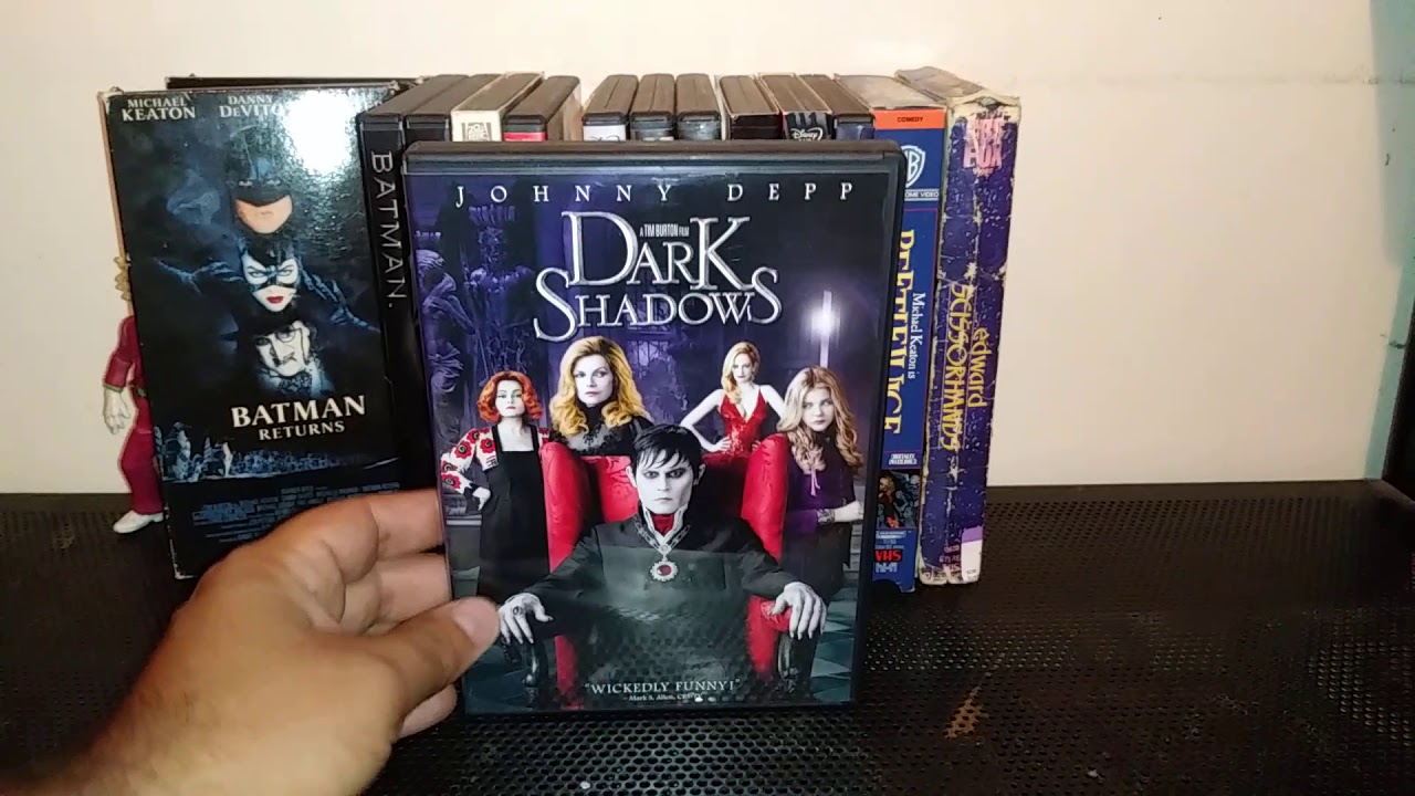 My Tim Burton VHS and DVD collection.
