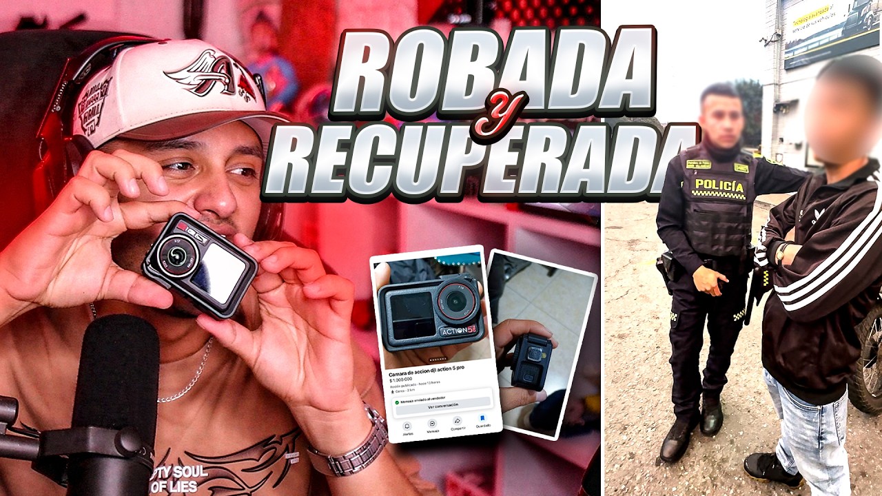 ¡ME ROBAN MI CAMARA Y LA RECUPERO! *TERMINA MUY BIEN* 🤣