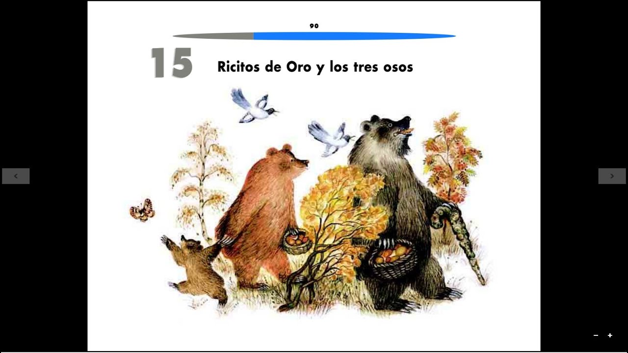 Ricitos de oro Y los 3 osos cuentos infantiles